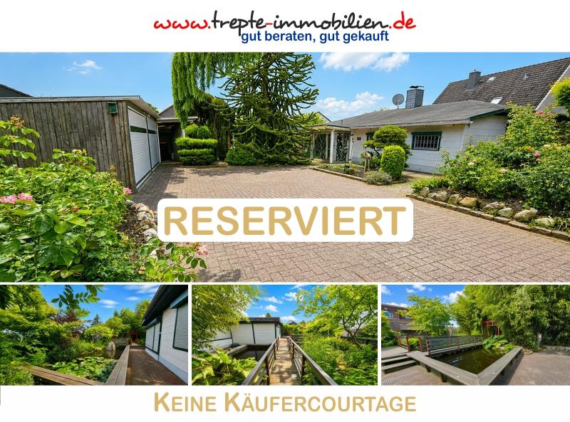 Traumhaftes Gartenparadies in ruhiger Sackgassenlage – Charmanter Bungalow mit großem Potential ! - Bungalow Alveslohe | Angebot:27055170